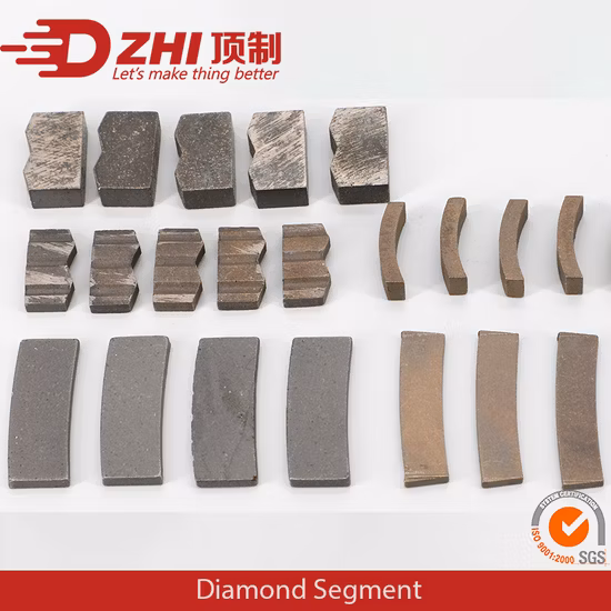 China Factory Long Lifespan Diamond Saw Blade Wall Saw Hole Saw Core Drill Bit Segments for Hard Granite Diamond Cutter